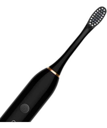 Buy Waterproof Electric Toothbrush for Adults | 6 Speeds & 4 Brush Heads | Black - International Shipping Available - Buy Online on GoSupps.com