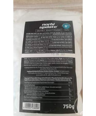 Update | Erythritol Sweetener (750g) | Sugar Substitute - Buy Online on GoSupps.com