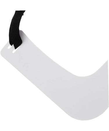 Beard Shaping Template Tool Trimmer Guide White Neckline Shaper DIY Flexible Adjustable Portable HandsMen Home Beard Styling Ruler Deft - Buy Online on GoSupps.com
