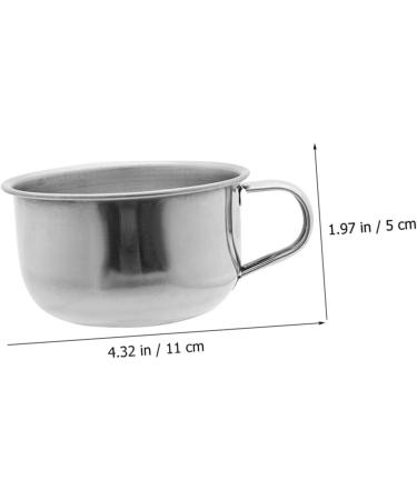 Buy Minkissy 2-Pack Stainless Steel Shaving Cups - Men's Razor Accessories for Perfect Shave | International Shipping Available - Buy Online on GoSupps.com