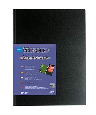 ProFolio by Itoya, Art Profolio Advantage, 24 Sheets Presentation Book - Portrait, 8 x 10 Inches