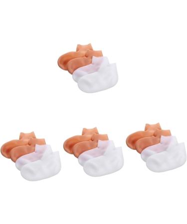 8 Pairs Exfoliating Moisturizing Socks Cotton spa Socks Moisture Socks Aloe Infused Socks for Women Cosmetic moisturizing Socks Beauty Socks Women's sebs Gloves Moisture Absorption - Buy Online on GoSupps.com