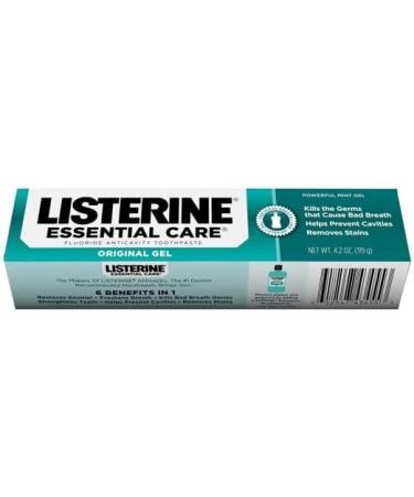 LISTERINE Essential Care Toothpaste Gel 4.20 oz (Pack of 12) - Oral Care Bundle - Buy Online on GoSupps.com