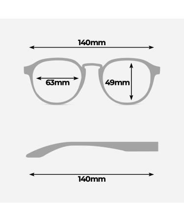 TWIG Screen Glasses REDON | Blue Light Filter for Men & Women | Stylish Black Blend Computer Glasses - Buy Online on GoSupps.com