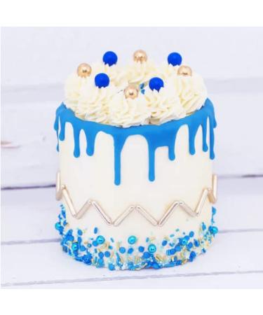 Super Drip Dark Blue Cake Glaze - 300g | Icing Decoration for Cakes Cookies & Muffins | Perfect Drip Cake Glaze - Buy Online on GoSupps.com