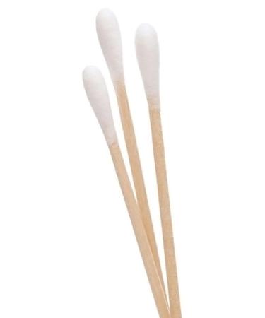 100pcs Wooden Handle Cotton Swabs - Eco-Friendly Cleaning Makeup & Craft Buds for Jewelry Polishing | Buy Internationally - Buy Online on GoSupps.com