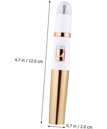 Buy Ipetboom Electric Nose Hair Trimmer - Women's Facial Hair Shaver & Men's Beard Clippers - Portable Battery Razor - 12X2X2cm Golden Design - Buy Online on GoSupps.com