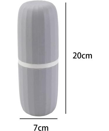 Perfk 3x Toothbrushes & Toothpaste Holder Box - Travel-Friendly Bathroom Organizer & Gurgel Mug - Buy Online on GoSupps.com