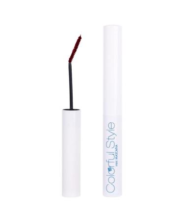 Mascara Volume and Length Waterproof Colored Mascara No Clump Mascara Lashes with Soft Brush Natural Eye Makeup for Dating Shopping Traveling Sillervan