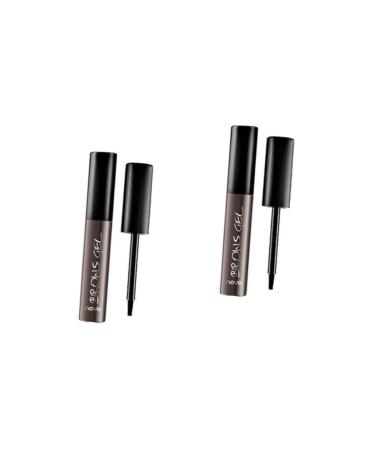 FOMIYES 2pcs Waterproof Brow Pencil Eyebrow Glue Gel Eyebrow Makeup Pen Eyebrow Cream Lasting Eyebrows