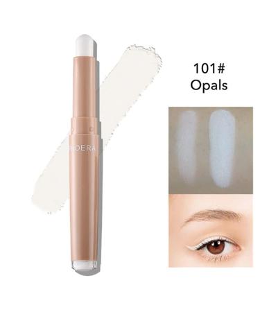 Go Ho Matte White Eyeshadow Stick - Waterproof Creamy Eyeshadow Crayon & Highlighter | 101# Opals White - Easy Application Makeup - Buy Online on GoSupps.com