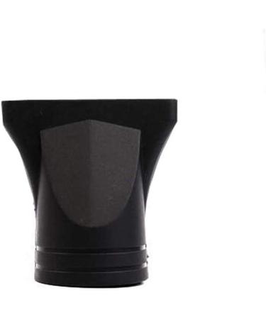 2-Piece Salon Hair Dryer Nozzles Set with Combs - Black Flat Mouth Dryer Nozzle for Styling - Fits Outer Diameter 4.2-4.6cm - Perfect for Salon and Home Use - Buy Online on GoSupps.com