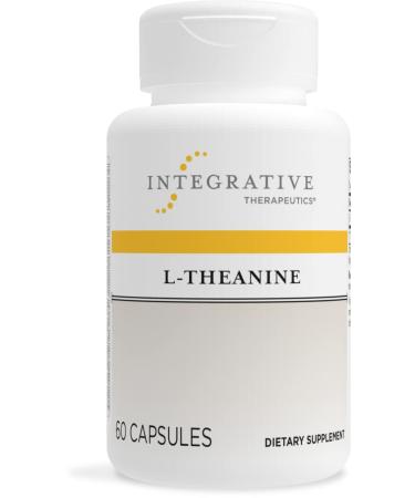 Integrative Therapeutics L-Theanine - L-Theanine to Support a Relaxed State* - Healthy Stress Response* - Vegan & Gluten-Free Amino Acid Supplement - 200 mg 60 Capsules Standard Packaging