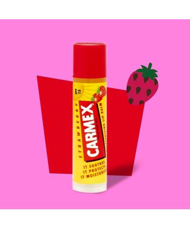 Carmex Strawberry Moisturising Lip Balm Spf15362655 - Buy Online on GoSupps.com