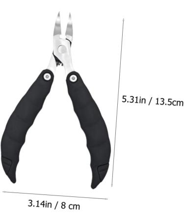 Ipetboom Multipurpose Tool 1pc Hawk Mouth Pliers Pedicure Tool Toenail Clipper for Thick Toenails Nail Clipper Stainless Steel Nail Clipper Nail Nail Clippers Household Nail Trimmer 13.5x8cm Black - Buy Online on GoSupps.com