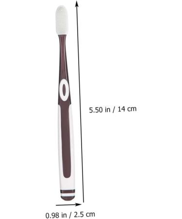 FRCOLOR Ultra Soft Nano Toothbrush Set - 4 Portable Toothbrushes for Men & Babies - Household & Travel Toothbrushes with Replacement Heads - Buy Online on GoSupps.com