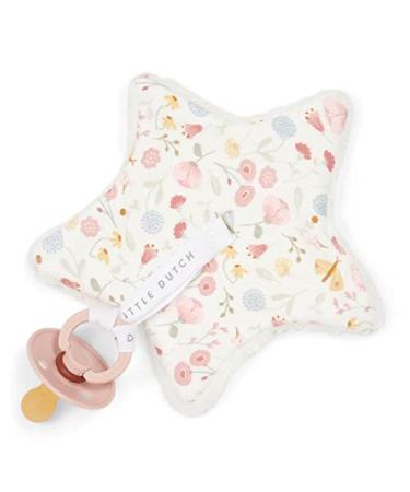 Buy Little Dutch TE20221450 Pacifier Cloth Star - Flowers & Butterflies | International Shipping Available - Buy Online on GoSupps.com