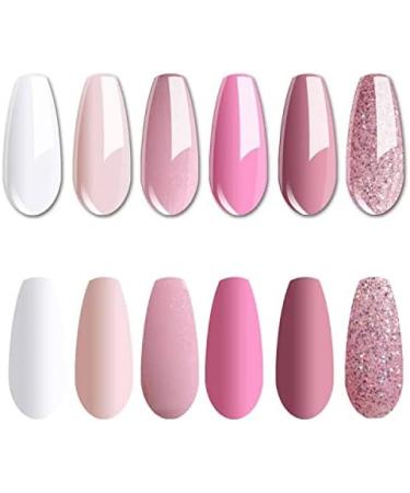 Vishine 6Pcs Soak Off LED UV Gel Nail Polish Varnish Nail Art Starter Kit Beauty Manicure Collection Set C001 6pcs C001 - Buy Online on GoSupps.com