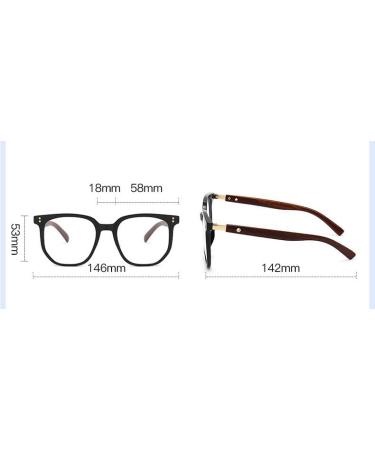 Fuqinqingoz Oversized Blue Light Blocking Glasses +300 - Alleviate Eye Strain Computer Readers in Gray - Buy Online on GoSupps.com