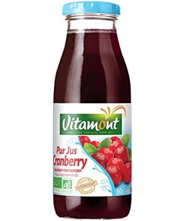 Vitamont - Pure Organic Cranberry Juice 50Cl - Sold by unit - Buy Online on GoSupps.com