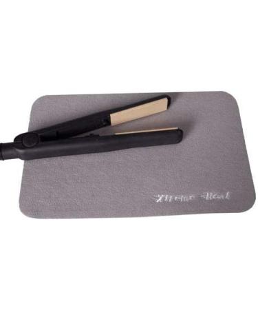 Extreme Heat Protection Safety Flat Mat for GHD Hair Straighteners and Tongs etc (Silver) - Buy Online on GoSupps.com