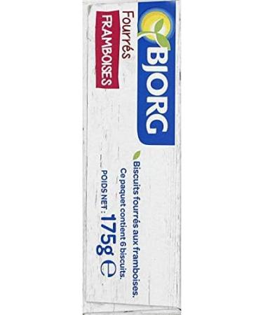 ORGANIC RASPBERRY FILLED 175G BJORG PACK OF 4 - Buy Online on GoSupps.com