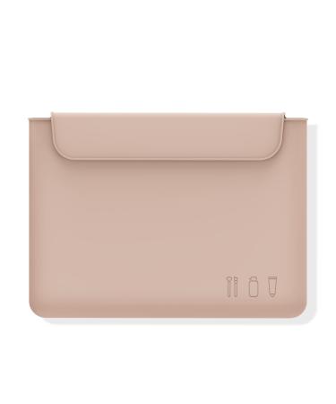 FERYES Silicone Makeup Bag, Premium Travel Toiletry Bag for Women, Easy Carry Cosmetic Bag for Makeup, Beauty Tools, and Brushes - Khaki - Buy Online on GoSupps.com