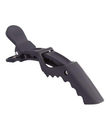 12 Piece Black Alligator Hair Clips - Salon Neckline Clips for Strong Hair & Hairdresser Styling - Buy Online on GoSupps.com