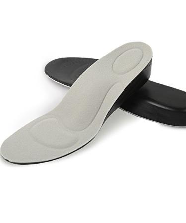 Height Increase Orthotic Insole Lift Inserts Sport Arch Support Full Length Insoles 1Pair-L Height1.77 Size8.5-11.5 L Height1.77 8.5-11.5