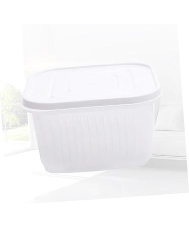PRETYZOOM Fridge Storage Boxes Kitchen Crisper Home Crisper Fruit Crisper Vegetables Crisper With Cover Ginger 1 - Buy Online on GoSupps.com