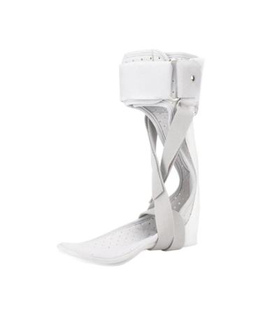 Dyhqq ankle-foot-based support AFO leaf spring rail padded drop foot orthosis and ankle footrest for foot lifter stroke Achilles tendon injury right m m right