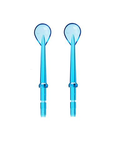 Flosser Replacement Tips for Waterpik Water Flosser Reach Flosser Refill Heads Replacement Heads for Waterpik Compatible with Waterpik Oral Irrigator & Dental Flosser (Tongue Cleaner Tips)