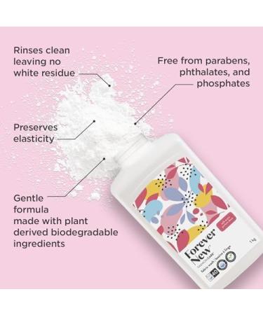 Natural Laundry Detergent Powder Eco-Friendly Laundry Powder for Delicate Fabrics Phosphate-Free Washing Powder 80 Washes Gentle Powdered Detergent HE Compatible Scented 1 KG 2 Pack Scented 1 kg (Pack of 2) - Buy Online on GoSupps.com