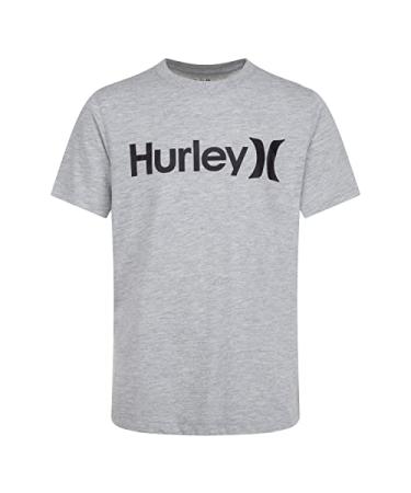 Hurley Boys' One and Only Graphic T-Shirt Large Dark Gray
