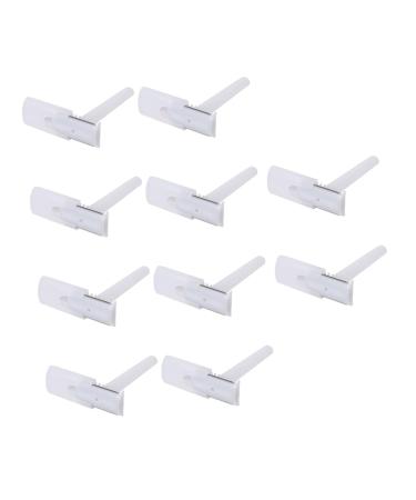 Beaupretty 50 pieces disposable skin knife razor maquinas de afeitar para hombres sweeper made of metal reusable reusable with case pedicure white man affi hair removal