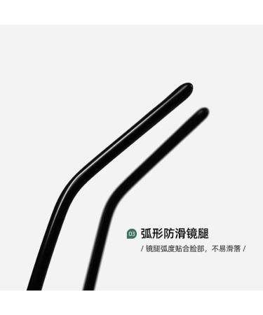 SERONI Retro Oval TR90 Blue Light Blocking Glasses for Men & Women - Anti-UV Computer Reading Glasses 49mm Clear Lenses - Buy Online on GoSupps.com