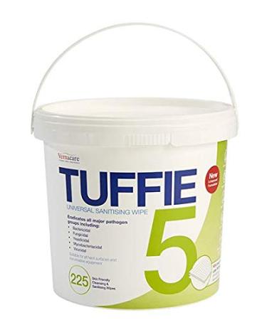 Vernacare Tuffie 5 Bucket 225 Wipes