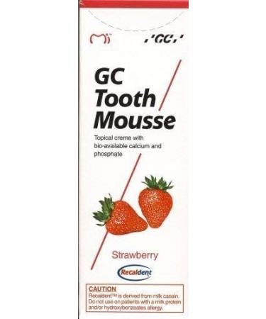 GC Teeth Mousse - Strawberry - 40 g / 35 ml - Buy Online on GoSupps.com