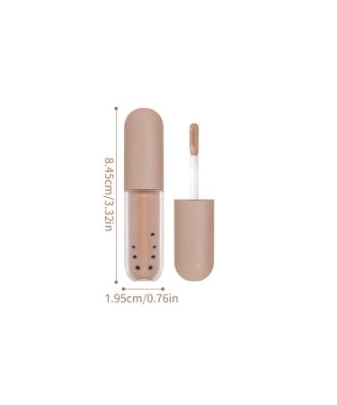 Organic Makeup Melting Lip Oil Balm - Nourishing & Moisturizing Roller Gloss for Soft, Smooth Lips - 4.5ml - Buy Online on GoSupps.com