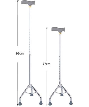 Tripod Stainless Steel Lightweight & Sturdy Mobility Walker Aid Height Adjustable Walking Stick for Arthritis Elderly Seniors & Handicap Interesting - Buy Online on GoSupps.com