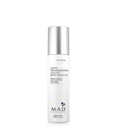 M.A.D Skincare Youth Transformation Glycolic Body Lotion 7% 200 ml.