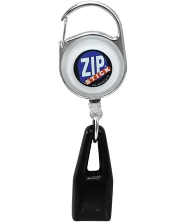 Retractable Lip Balm Holder Clip - White | Conveniently Attach to Ski Jacket, Purse, Belt Loop - Buy Online on GoSupps.com