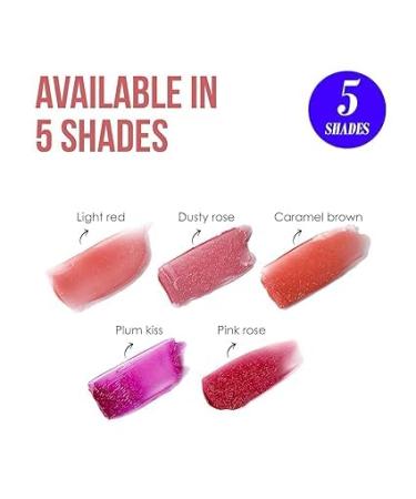 Hydrating Tinted Lip Balm - Light Red 3g with Jojoba Oil Shea Butter & Vitamin E | International Shipping - Buy Online on GoSupps.com
