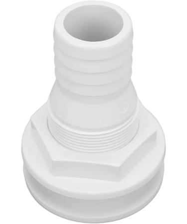 1-1/2 Thru Hull Fitting Straight ABS Connector - White | Replacement Accessory for Boats & Marines - Buy Online on GoSupps.com
