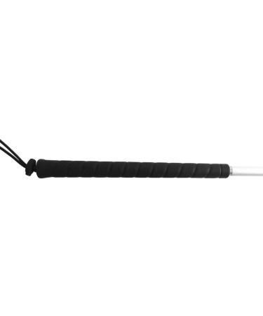 7-section aluminum blind cane reflective red and white folding walking stick for blind people white cane for visually impaired people (black handle 125cm (49.2inch)) Black Handle 125cm (49.2inch) - Buy Online on GoSupps.com