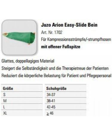 Juzo Arion Easy-Slide Leg - Best Donning Aid for Compression Stockings with Open Toe | Shop Internationally - Buy Online on GoSupps.com