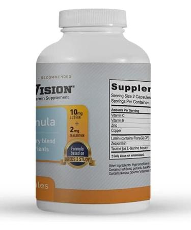 MaxiVision Eye Formula - Eye Vitamin Based on AREDS 2 Study - Age-Related Macular Support (1 B 180 Capsules) 180 Count (Pack of 1) - Buy Online on GoSupps.com