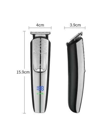 Multi-Functional Intelligent Hair Clipper | Fast Charging Electric Hair Clipper - 15.9cm Gray - Buy Online on GoSupps.com
