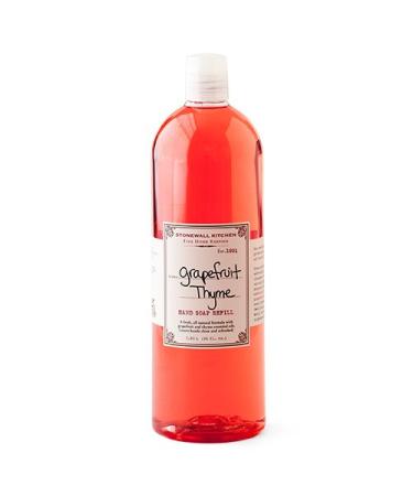 Stonewall Kitchen Grapefruit Thyme Hand Soap Refill  35 Ounces