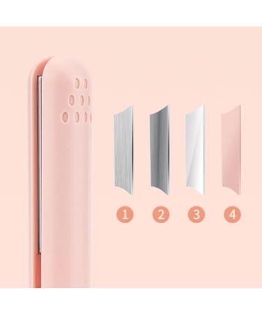 Mini Dual-Purpose Curling Iron Mini Short Hair Curling Iron 2 in 1 Mini Hair Curler Mini Dual Hair Curler Small Hair Curler Iron for Travel Cordless Curling Iron Rechargeable (Blue) - Buy Online on GoSupps.com